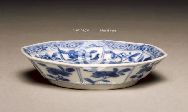 Saucer, c. 1690. Creator: Unknown.