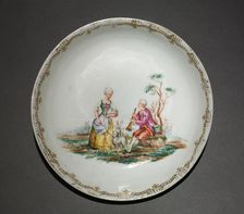 Saucer, c. 1750-1770. Creator: Meissen Porcelain Factory (German)