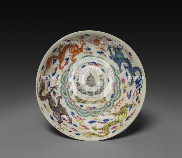Saucer, c. 1750. Creator: Unknown.