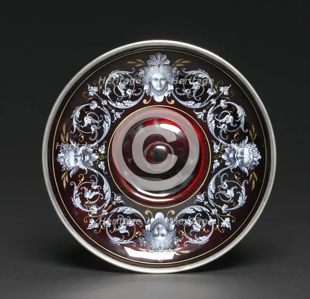 Saucer, c.1880-1900. Creator: Unknown.