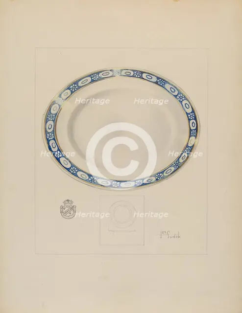Saucer, c. 1937. Creator: Joseph Sudek.