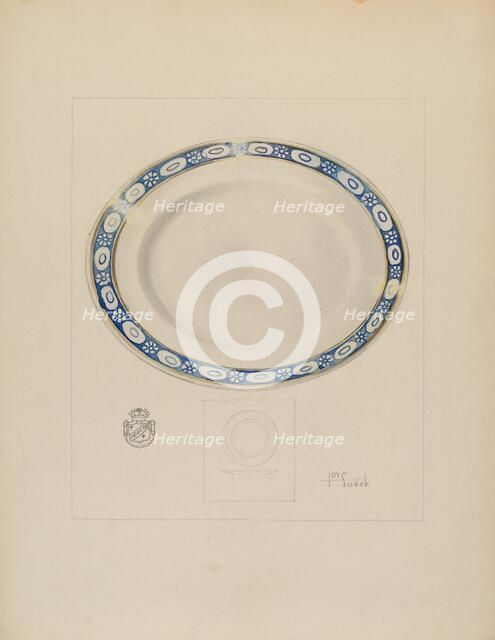 Saucer, c. 1937. Creator: Joseph Sudek.