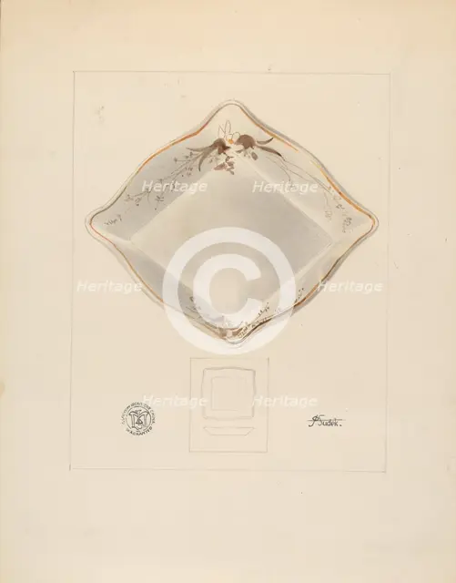 Saucer, c. 1937. Creator: Joseph Sudek.