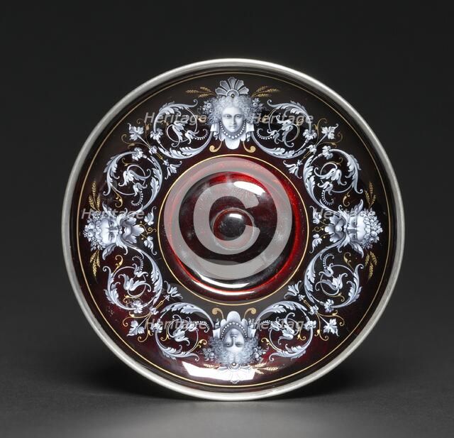 Saucer, c.1880-1900. Creator: Unknown.