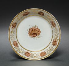 Saucer from Oliver Wolcott, Jr. Tea Service (2 of 6), 1785-1805. Creator: Unknown