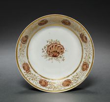 Saucer from Oliver Wolcott, Jr. Tea Service (3 of 6), 1785-1805. Creator: Unknown
