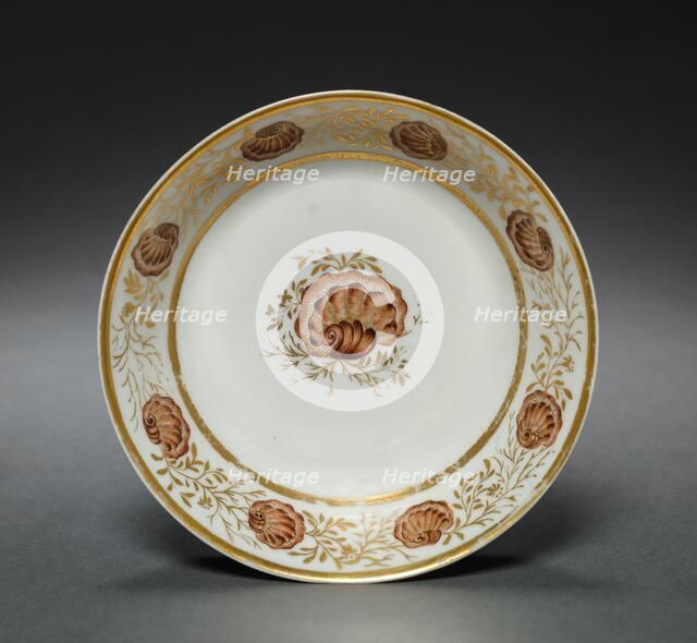 Saucer from Oliver Wolcott, Jr. Tea Service (3 of 6), 1785-1805. Creator: Unknown.