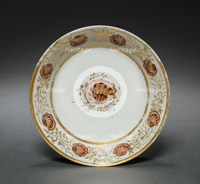 Saucer from Oliver Wolcott, Jr. Tea Service (4 of 6), 1785-1805. Creator: Unknown.