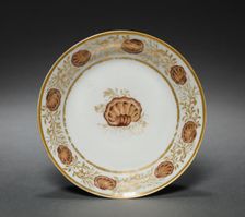 Saucer from Oliver Wolcott, Jr. Tea Service (6 of 6), 1785-1805. Creator: Unknown
