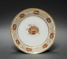 Saucer from Oliver Wolcott, Jr. Tea Service (6 of 6), 1785-1805. Creator: Unknown