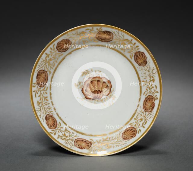 Saucer from Oliver Wolcott, Jr. Tea Service (6 of 6), 1785-1805. Creator: Unknown.