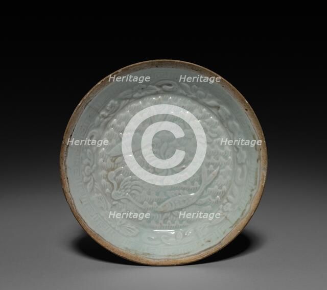 Saucer: Qingbai ware, 13th-14th Century. Creator: Unknown.