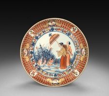 Saucer-shaped Dish, c. 1750. Creator: Cornelis Pronck (Dutch, 1691-1759), after a design by