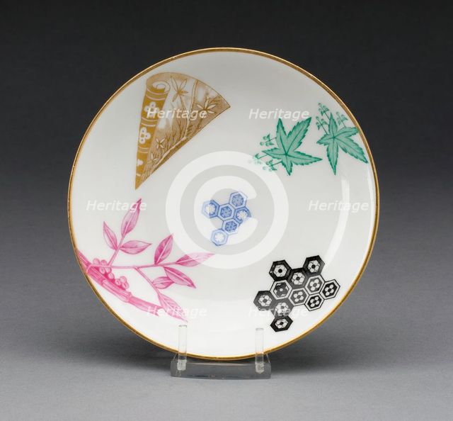 Saucer, Worcester, 1878. Creator: Royal Worcester.