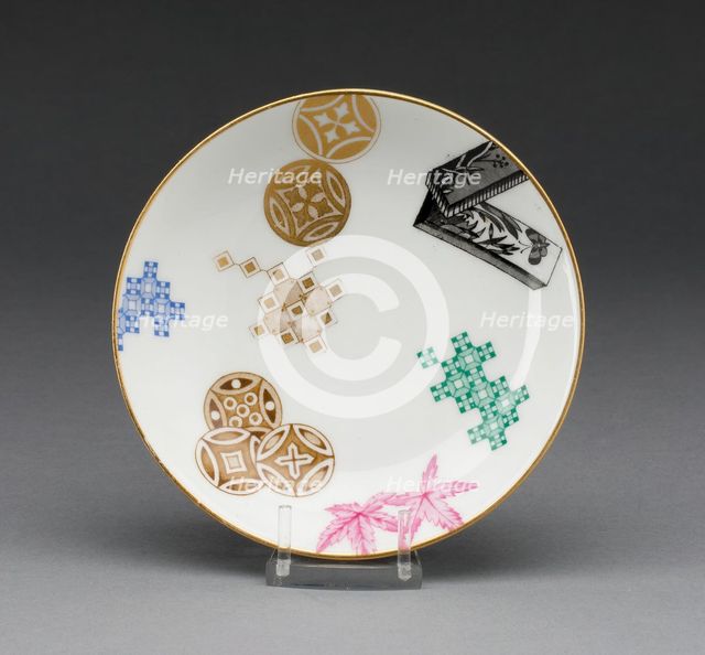 Saucer, Worcester, 1878. Creator: Royal Worcester.