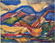 Sauerland near Willingen, 1913. Creator: Christian Rohlfs