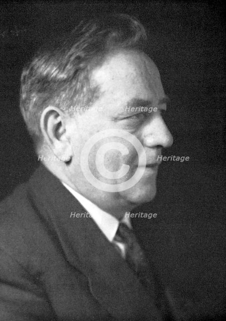Saul Adler (1895-1966), Russian-born British medical scientist. Artist: Unknown