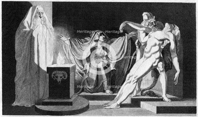 Saul and the Witch of Endor, 1792. Creator: Unknown.