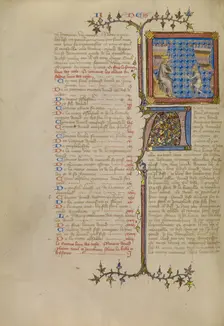 Saul before Samuel, about 1360-1370. Creator: Master of Jean de Mandeville