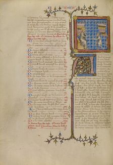 Saul before Samuel, about 1360-1370. Creator: Master of Jean de Mandeville