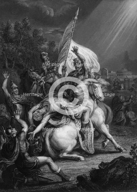 'Saul, Saul, why persecutest thou me?', c1830s. Creator: GH Adcock.