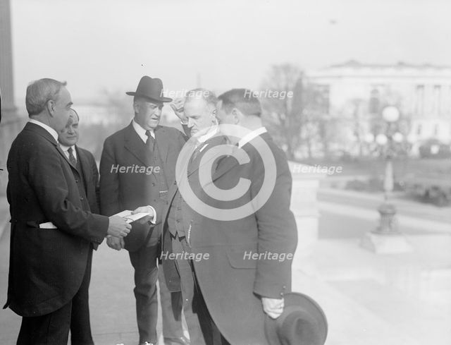 Saulsbury, Willard, Senator from Delaware, 1913-1919. Left, 1916. Creator: Harris & Ewing.
