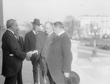 Saulsbury, Willard, Senator from Delaware, 1913-1919. Left, 1916. Creator: Harris & Ewing