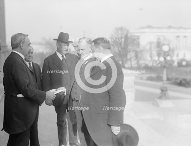 Saulsbury, Willard, Senator from Delaware, 1913-1919. Left, 1916. Creator: Harris & Ewing.