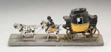 Saumur Coach, France, c. 1850. Creator: Verres de Nevers