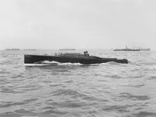 Saunders motor launch, 1914. Creator: Kirk & Sons of Cowes