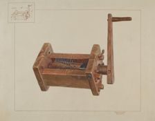 Sausage Grinder, c. 1937. Creator: Edward L Loper