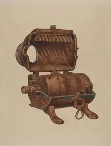 Sausage Grinder, c. 1937. Creator: Edward L Loper