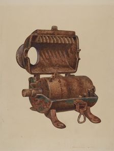 Sausage Grinder, c. 1937. Creator: Edward L Loper