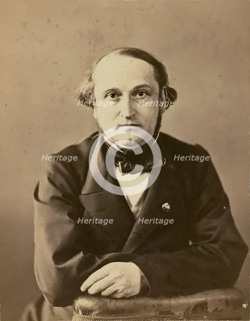 Sauvage, directeur de la Compagnie de l'Est, 1861-1865. Creator: Nadar.