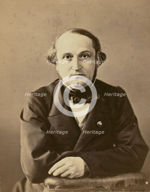 Sauvage, directeur de la Compagnie de l'Est, 1861-1865. Creator: Nadar.