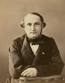 Sauvage, directeur de la Compagnie de l'Est, 1861-1865. Creator: Nadar