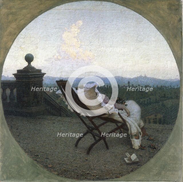 S'avanza, 1892-1895. Creator: Morbelli, Angelo (1853-1919).