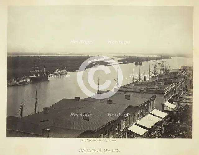 Savannah, GA, No. 2, 1866. Creator: George N. Barnard.