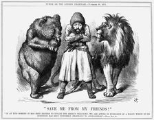 "Save Me from my Friends!", 1878. Creator: Joseph Swain