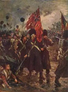 Saving the Colours: the Guards at the Battle of Inkerman, 1854 (1906). Artist: Robert Gibb
