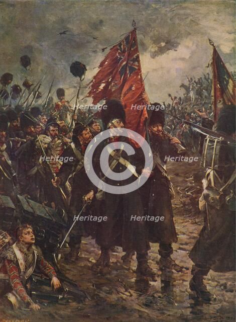 'Saving the Colours: the Guards at the Battle of Inkerman, 1854' (1906). Artist: Robert Gibb.