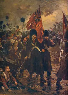 Saving the Colours: the Guards at the Battle of Inkerman, 1854 (1909). Artist: Robert Gibb