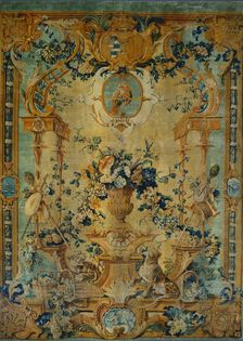 Savonnerie Panel: Autumn, c. 1717. Creator: Royal Savonnerie Manufactory, Chaillot Workshops (French, est. 1627)