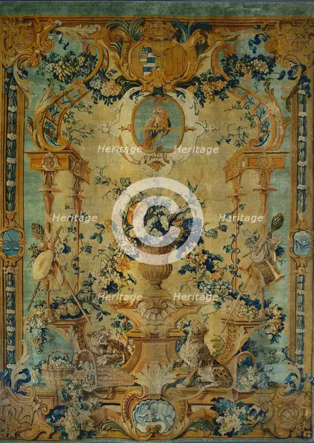 Savonnerie Panel: Autumn, c. 1717. Creator: Royal Savonnerie Manufactory, Chaillot Workshops (French, est. 1627).
