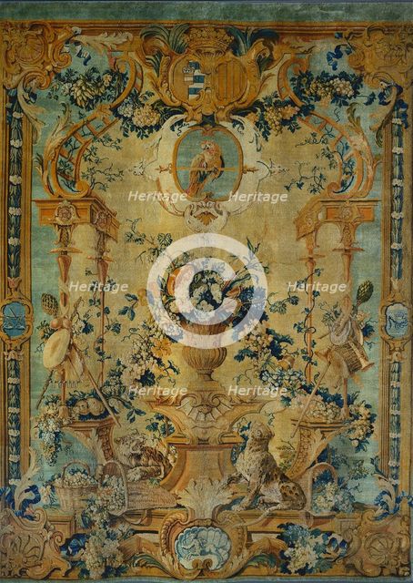 Savonnerie Panel: Autumn, c. 1717. Creator: Royal Savonnerie Manufactory, Chaillot Workshops (French, est. 1627).