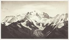 Savoie 46, Mont-Blanc, Vu de Mont-Joli, 1855/67. Creator: Auguste-Rosalie Bisson