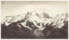 Savoie 46, Mont-Blanc, Vu de Mont-Joli, 1855/67. Creator: Auguste-Rosalie Bisson