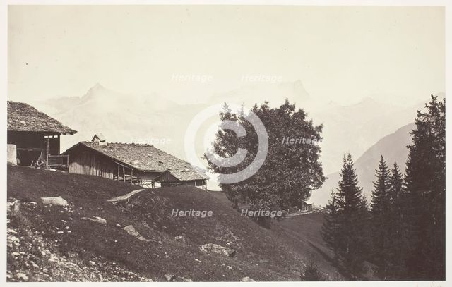 Savoie 47, Le Buet et les Rochers de Fis, 1856/63. Creator: Auguste-Rosalie Bisson.
