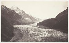 Savoie 48. Aiguille et glacier d’Argentières (Savoy 48. The Needle and the Argentières Glacier), c. Creator: Auguste-Rosalie Bisson