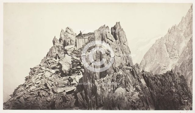 Savoie 49, Cabane des Grands-Mulets, c. 1861. Creator: Auguste-Rosalie Bisson.